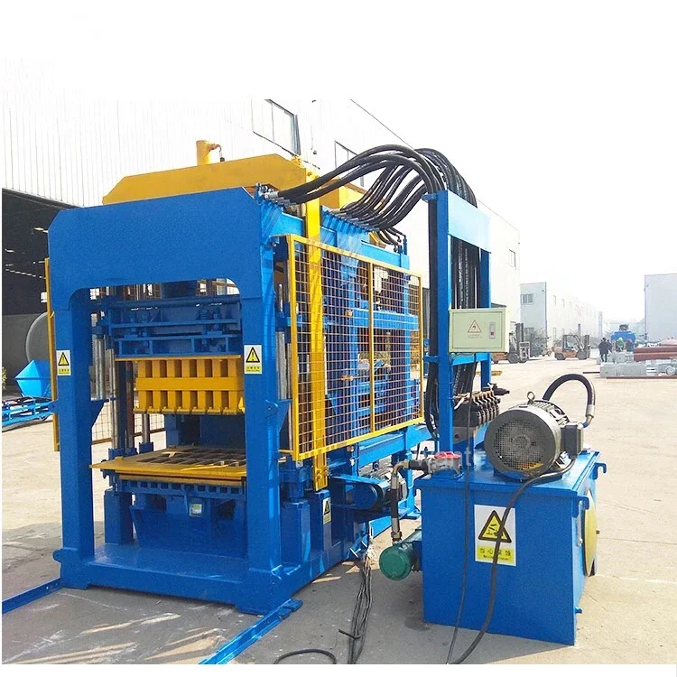 YG High Capacity QT4-15 Concrete Paver Block Making Machine Automatic Brick Making Machinery Line Price