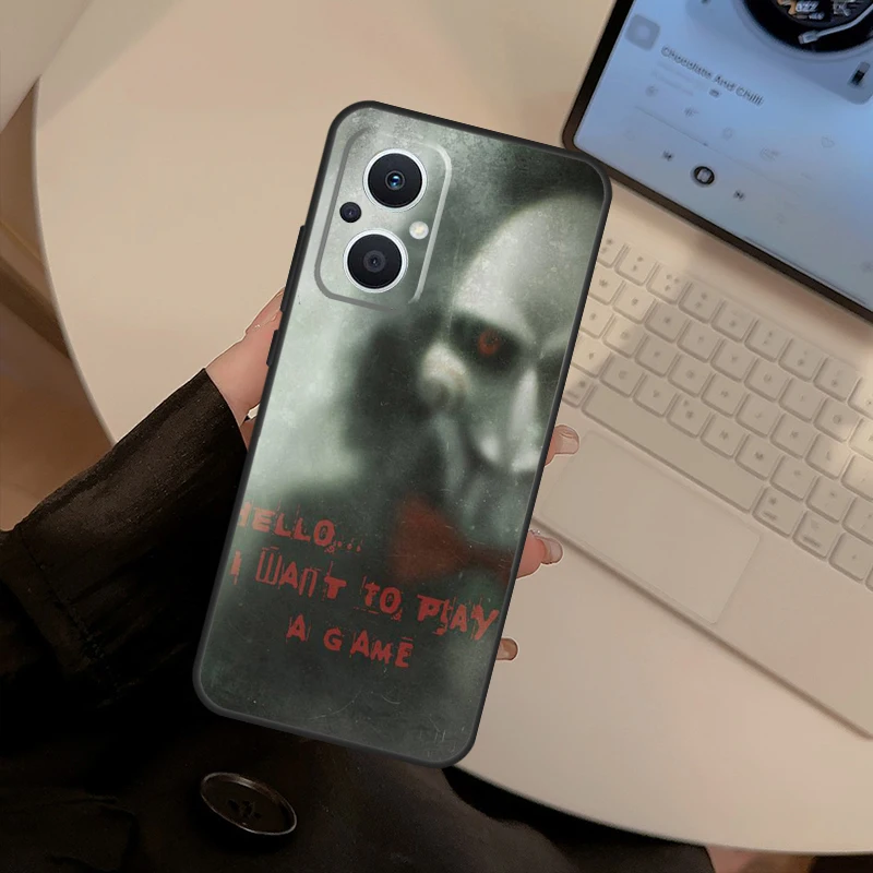 Jigsaw Saw Horror Funda For OPPO Reno 7 Lite Reno 8 6 5 4 Lite 8T 2Z 4Z 5Z Find X2 Lite X3 Neo X5 X6 Pro Case