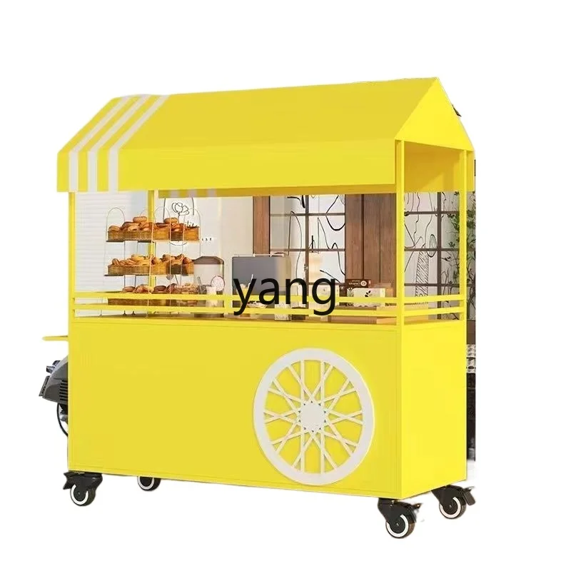 

XYY Internet celebrity wrought iron dining car stall trolley night market shopping mall supermarket promotion car