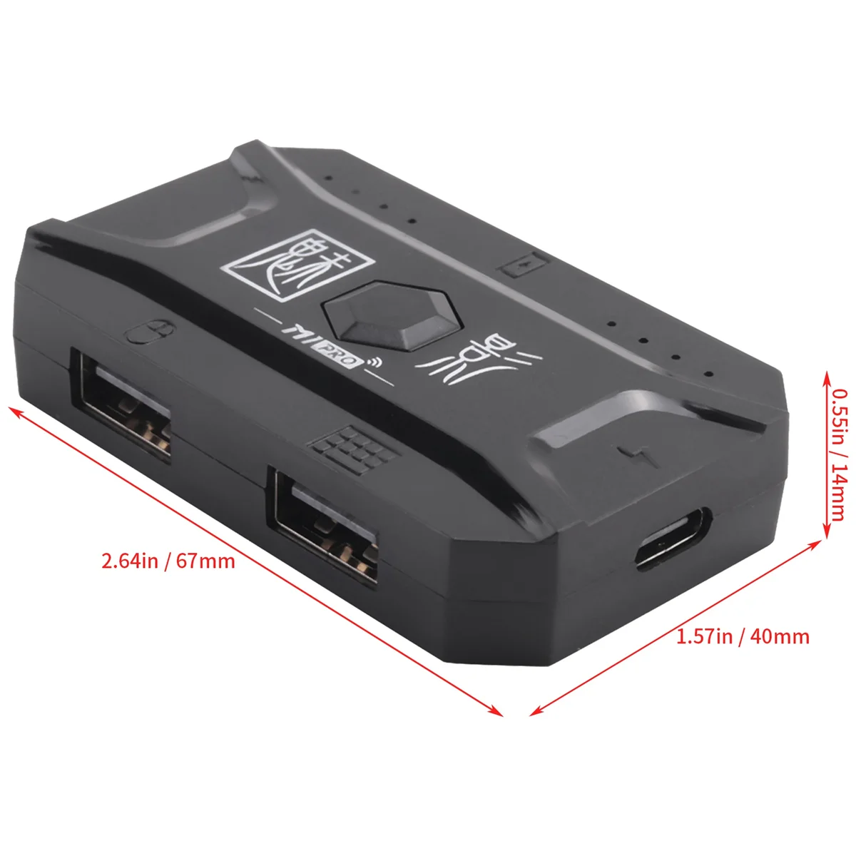 RISEN التوصيل والتشغيل Gamepad PUBG Mobile Controller Gaming Keyboard Mouse Converter Bluetooth 5.0 لمحول Android