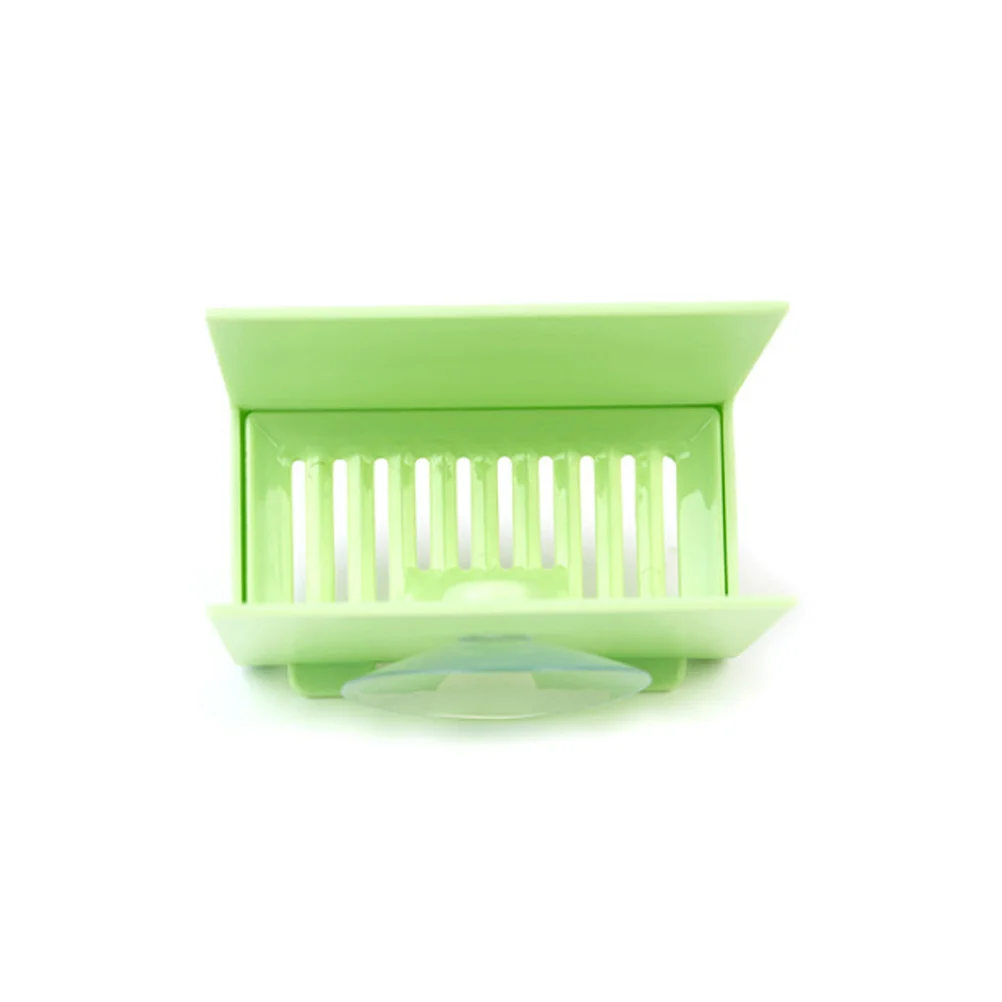 

Suction Cup Kitchen Sink Storage Basket Plastic Hollow Drain Rack Sponge Soap Holder Cleaning Ball Holder Sink Storage Basket