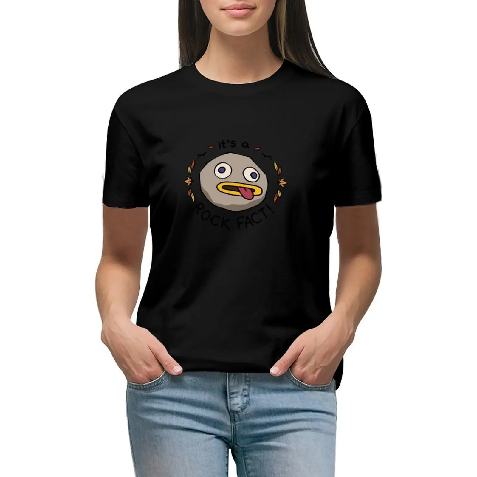 Rock Fact! T-Shirt hippie clothes funnys female customizeds new edition t shirts for Women