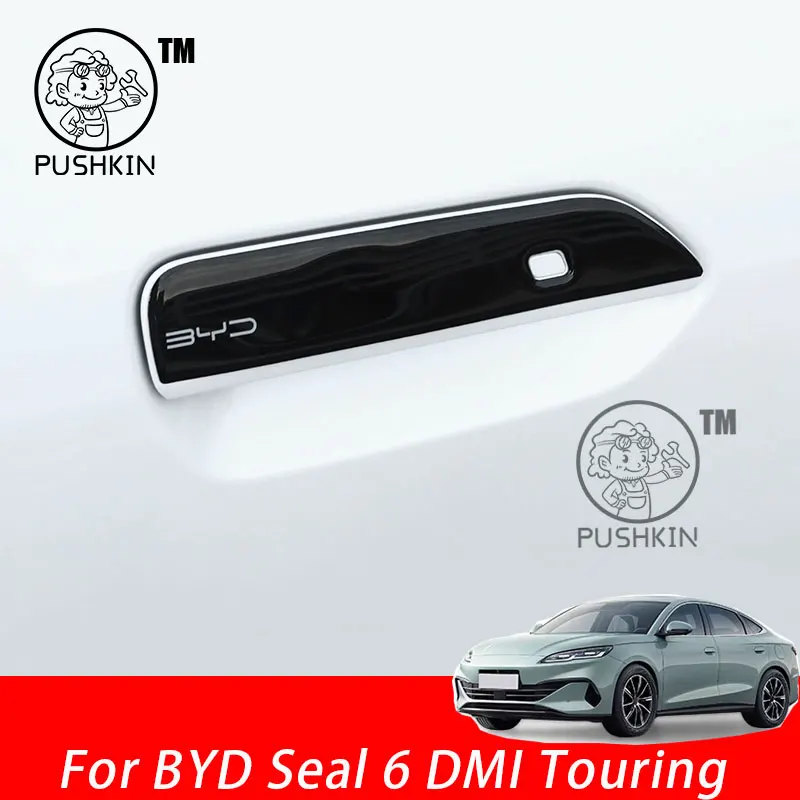

Для BYD Seal 6 C6 DMI Touring 2025 2026, дверная ручка автомобиля, чехлы на дверные ручки, защитный чехол от царапин, аксессуары