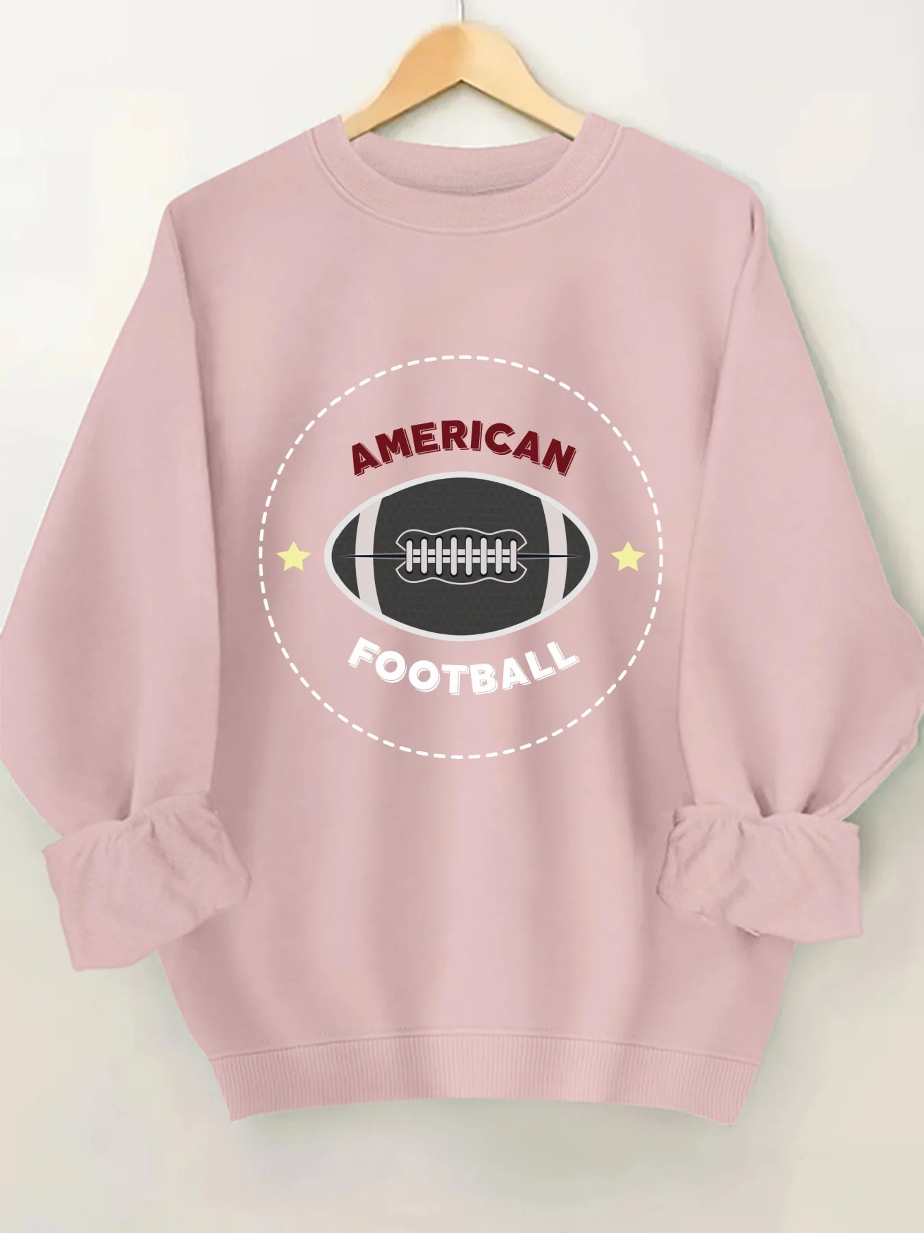 

Модный свитшот с геометрическим принтом и круглым вырезом для женщин, стильный пуловер с принтом, повседневная уличная одежда