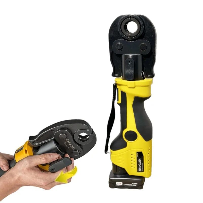 

THUVAU M V VUS Electric Pressing Copper PEX Plastic Pipes Kit Industrial Universal Steel Hydraulic Press for Plumbing Tools DIY