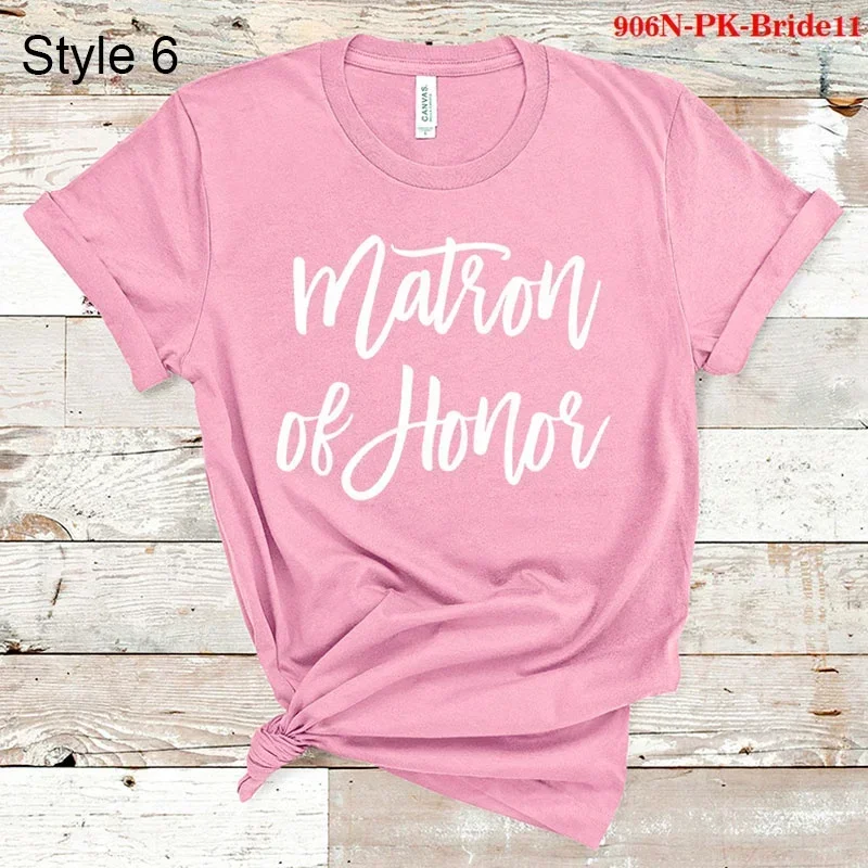 Bridal Bachelor Party T Shirts Baby of Honor Mother of the Groom Jr. Bridesmaid Bride Flowers Girl Brides Babes Team Bride Maid