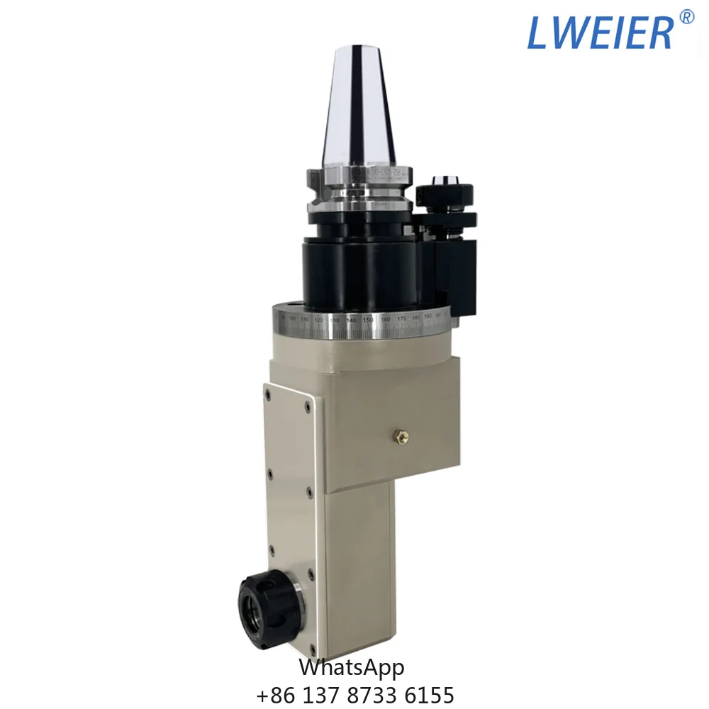 Machine Tools 90 Degree Angle Head For CNC CAT30 CAT40 CAT50 Angle Milling Head ER16 ER25 ER32 ER40 ER50 CNC Angle Head