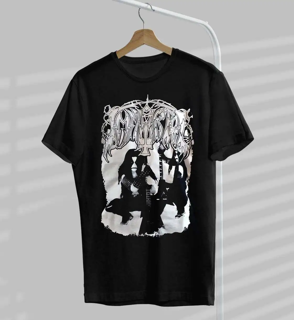 Rare Immortal Band S to 5XL Black T shirt GC1510