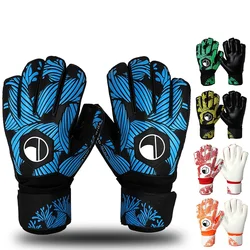 New Gloves Finger Professional Goalkeeper Gloves Adult Football Glove Protective Kit Goalie Training Thickened Latex