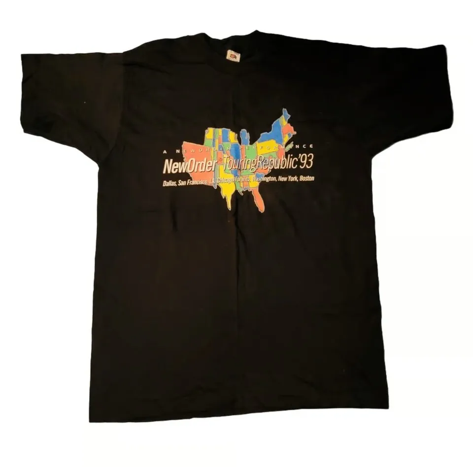 New Order vintage 1993 us tour t shirt