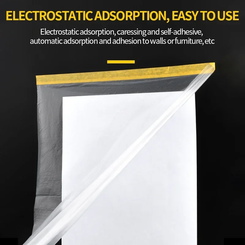فيلم بلاستيكي، حماية الطلاء، فيلم إخفاء، طلاء رذاذ السيارة، الأثاث، منع غبار جدار المنزل، ورق الديكور، الشريط #5