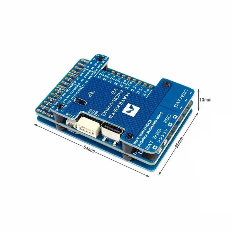 Matek Mateksys F405 WING V2 Flight Controller Built-in ICM42688P OSD SD Slot For ArduPilot / INAV Rc Toy Airplane