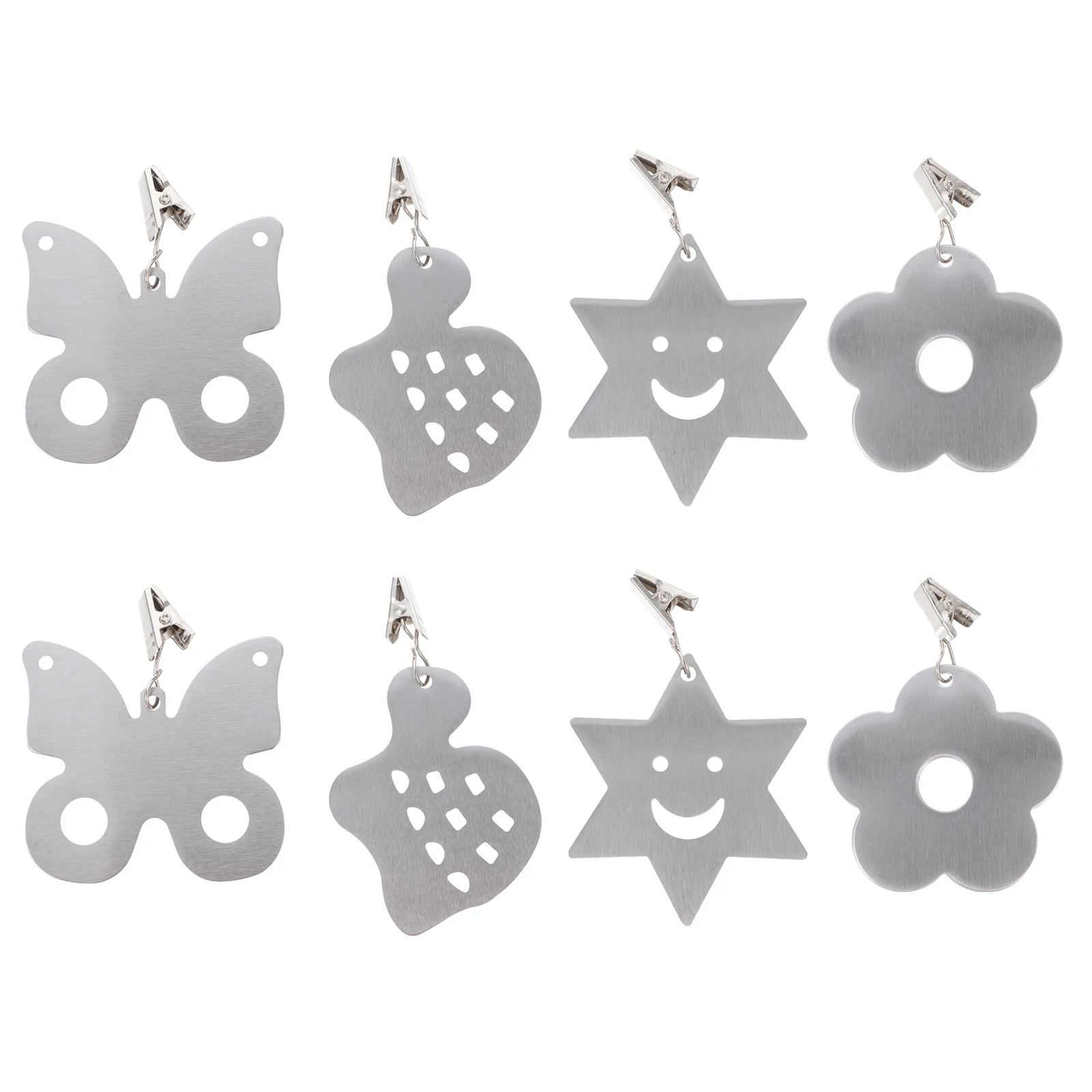 

8pcs Tablecloth Fixing Clips Sunflower Design Windproof Table Cloth Clamp For Outdoor Indoor Use Party Wedding Picnic Table