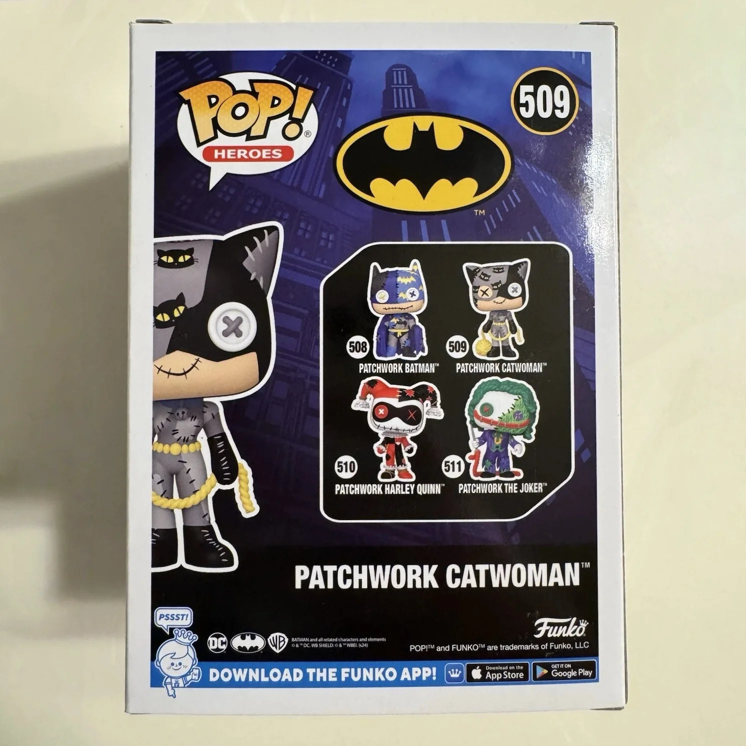 Funko Pop Batman Figures Patchwork Catwoman #509 DC Comics Vinyl Figure Limited Edition Collect Decoration Model Toy Gift - Image 4