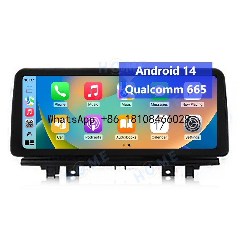 

10.25/12.5 Inch Android 14 Qualcomm 665 Car Multimedia Video Player for BMW X1 F48 NBT 2016-2017 Carplay Auto Stereo DSP