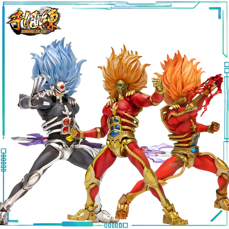 

SENTINEL CO.LTD Original RIOBOT Series Lion Tiger Beast God Laika Action Figure Model Toys Finished Product Model A Decoration