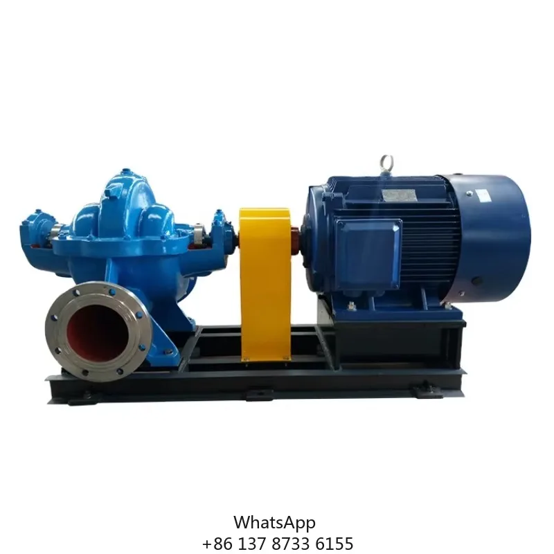Large Flow Double Suction Split Casing Land Irrigation Water Pump Turbine Double Suction Water Pump