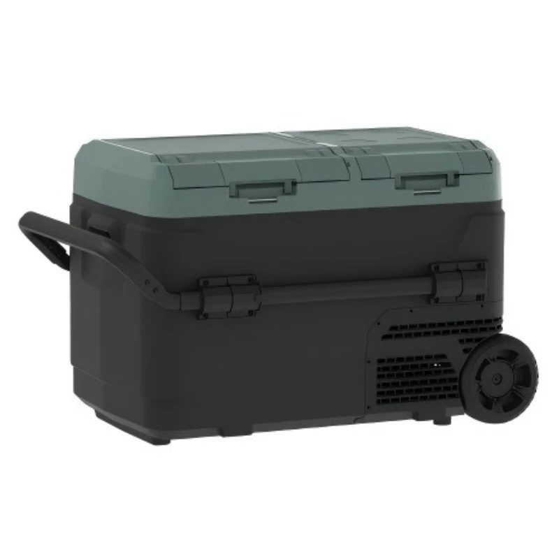 

Double box refrigeration and defrosting 12V compressor car refrigerator
