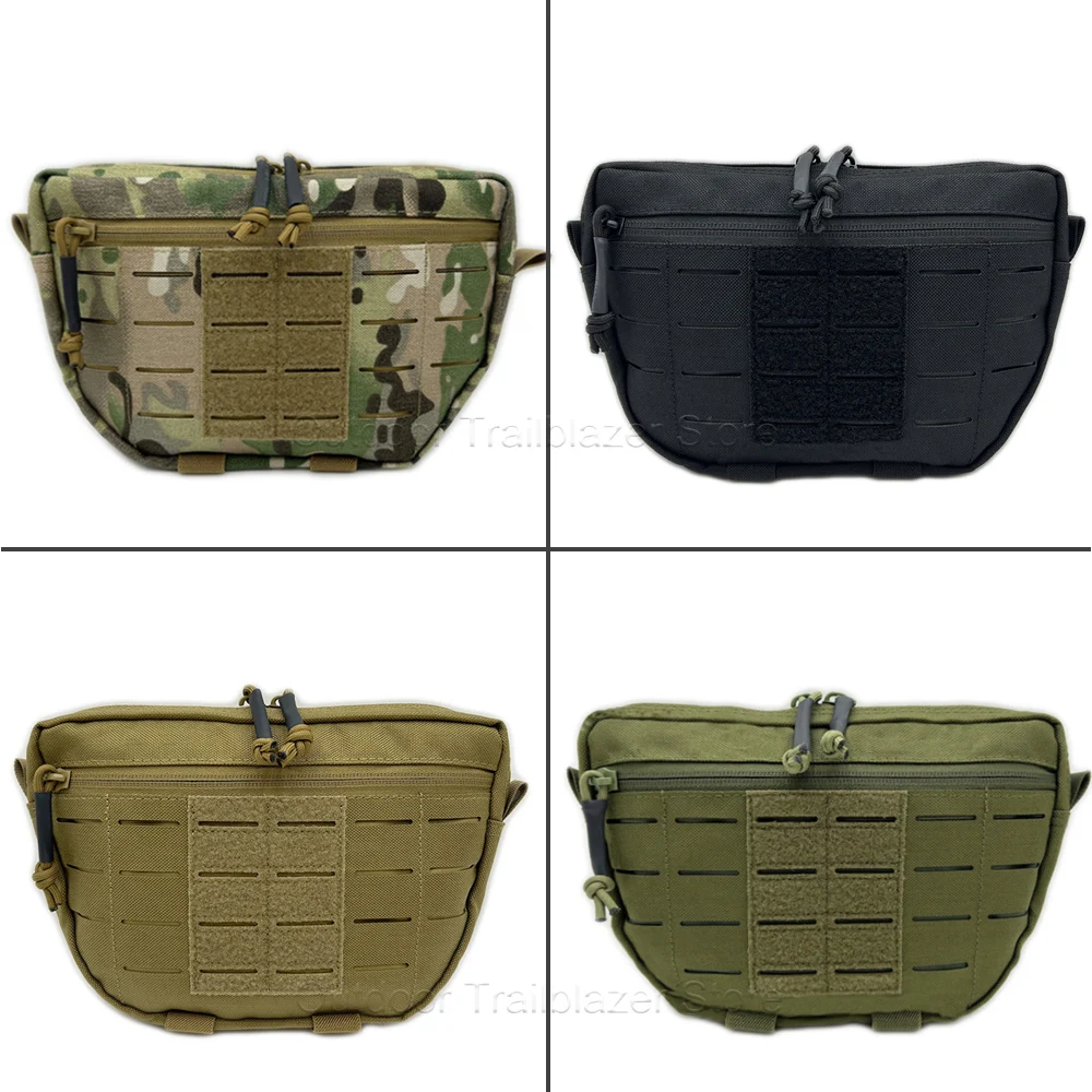 التكتيكية مول الصدر تلاعب قطرة تفريغ كيس مزموم البطن تفريغ قطرة الحقيبة للصيد الادسنس سترة الصدر معدات الملحقات حقيبة #5