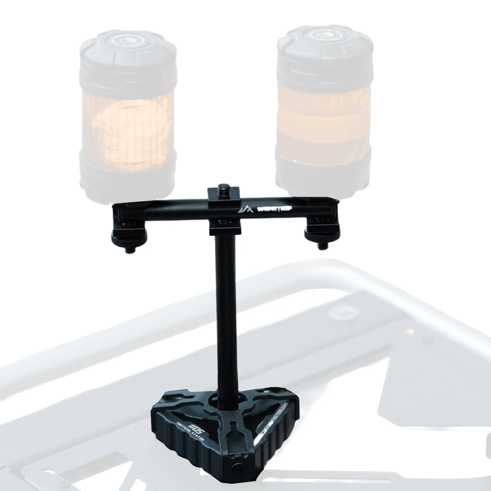 

Подставка для фонаря из алюминиевого сплава с резьбой 1/4 дюйма, держатель для кемпингового фонаря для пикника, пешего туризма, альпинизма, рыбалки, сада, барбекю