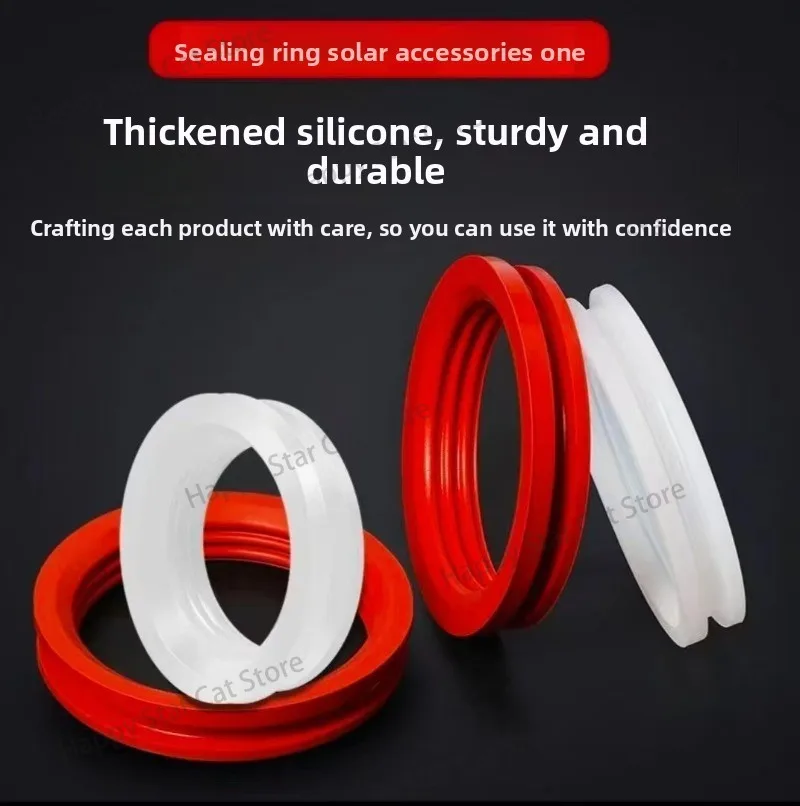 58 Sealing Ring 58mm Vacuum Tube Waterproof Rubber Ring Rubber Ring O Type Silicone Solar Water Heater Glass Tube