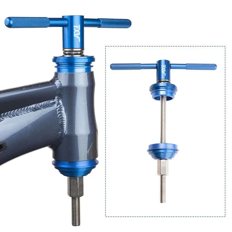 

Инструменты для снятия установки велосипедной гарнитуры AXI, инструмент для запрессовки подшипника каретки велосипеда, алюминиевый сплав для велосипедного ремонта
