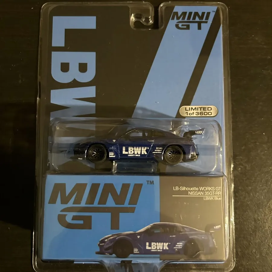 

Модель автомобиля TSM Minigt 1/64 #299 NISSAN 35GT-RR Ver.2 LBWK, американская версия, из синего литого сплава, Коллекционная модель, подарок