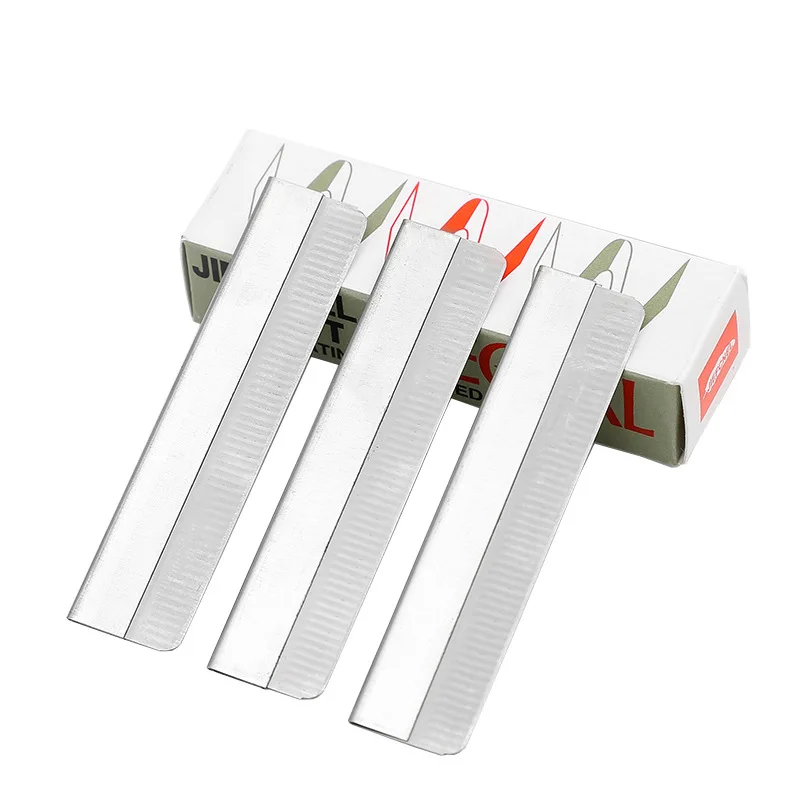 100pcs Trimmer Razor Blade for Permanent Makeup Brow Tattoo Beauty Tool  Microblading Eyebrow Knives Stainless Steel Eyebrow