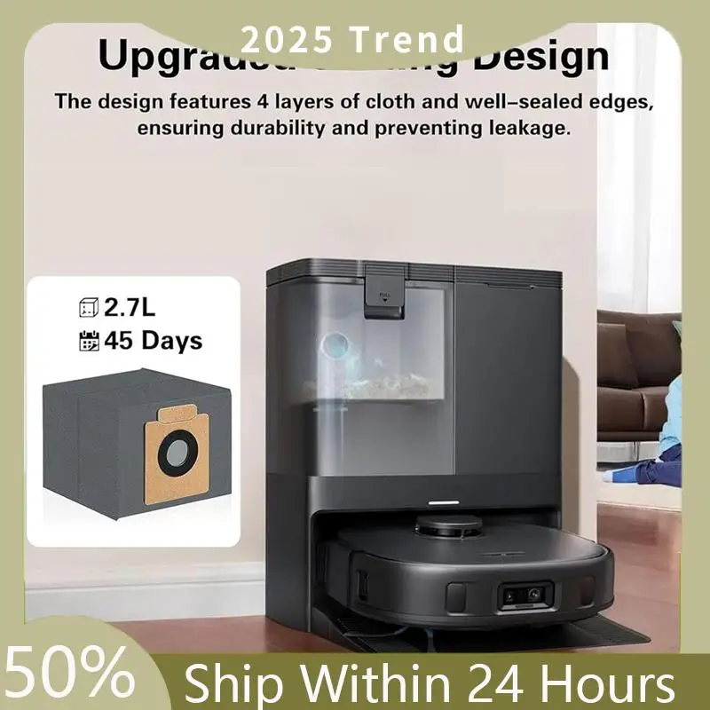 A75X جزء بديل علوي لمجموعة ملحقات المكنسة الكهربائية الروبوتية ذاتية التفريغ Eufy X8 Pro SES