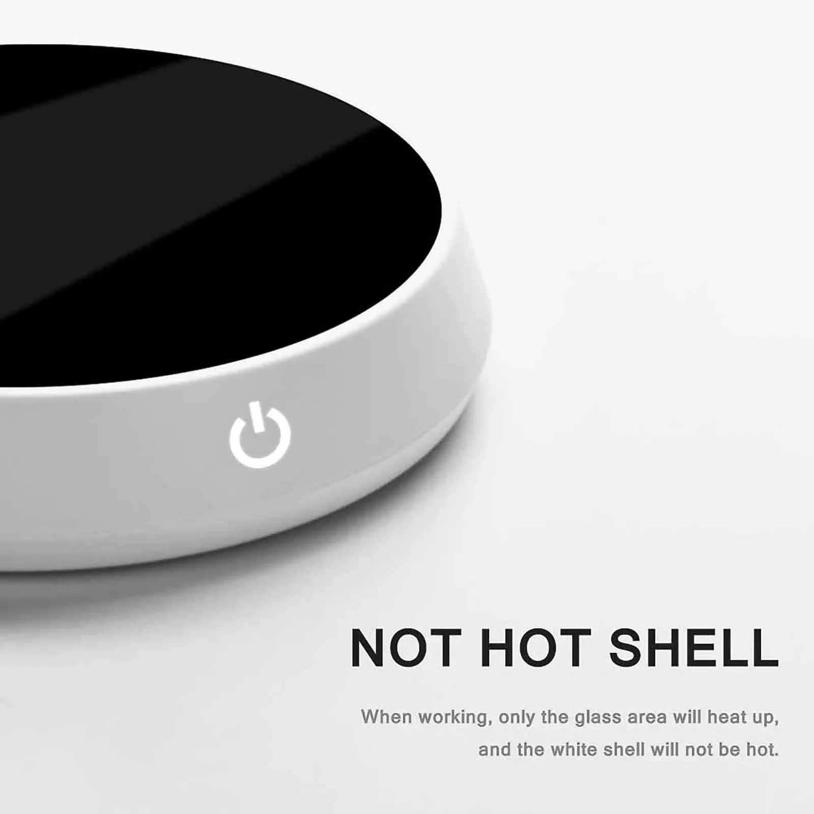 Mug Heater Coffee Mug Cup Warmer Smart Heating Pad Large Heating Plate Warm Mat Constant Temperature Gravity-Induction