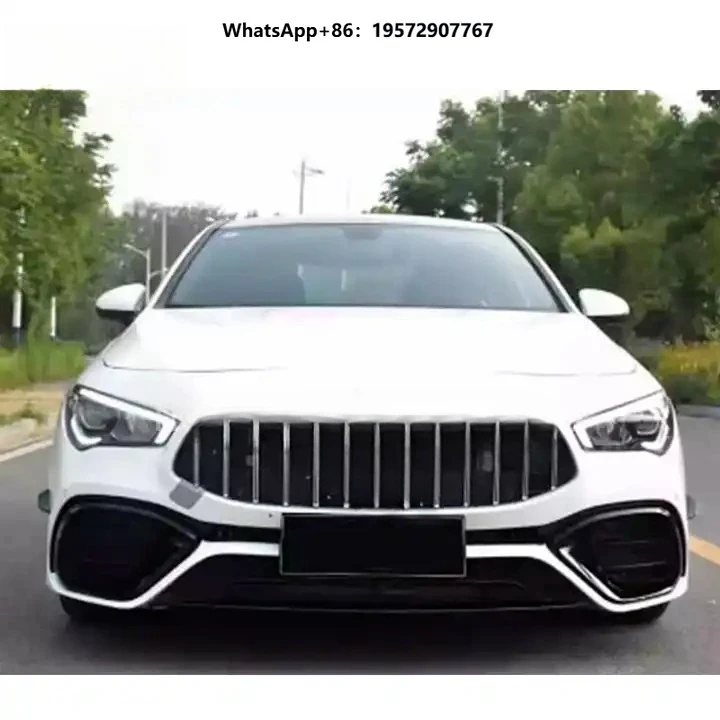 High Quality Front Rear Bumper Rear Diffuser Body Kit for  CLA W118 2020 2021 Upgrade CLA45 Bodykit