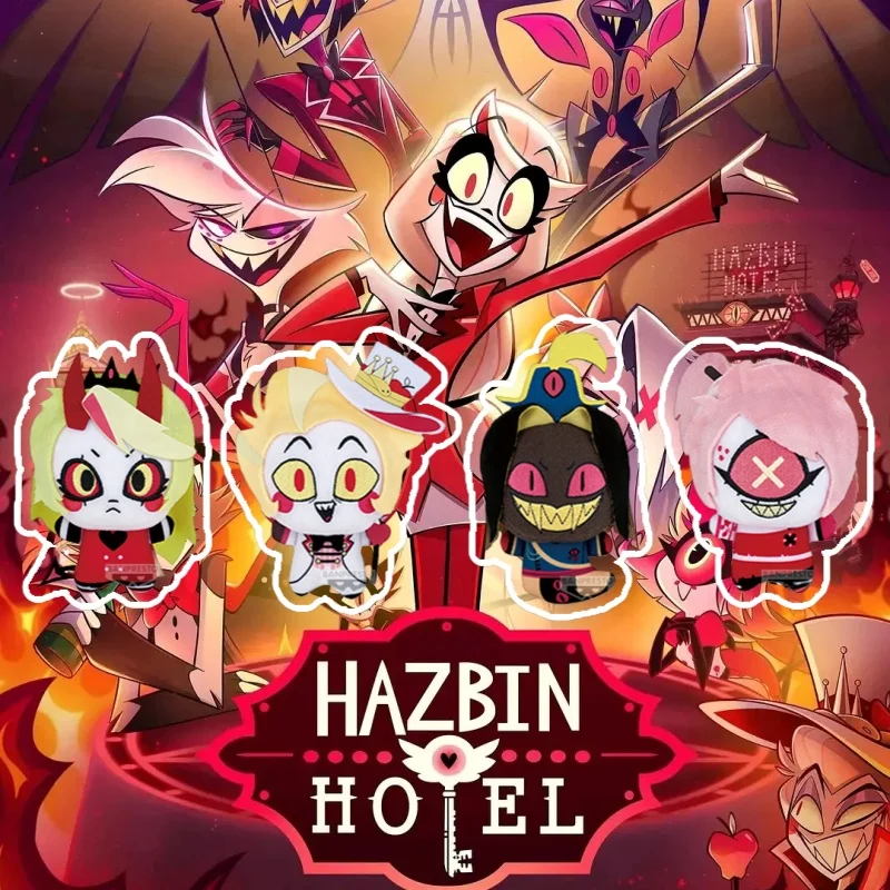 In Stock Hazbin Hotel  Series Anime Plush Doll Pendant Soft Toy Filled Animal Collectible Doll  Fans Gifts  Pendant Toys