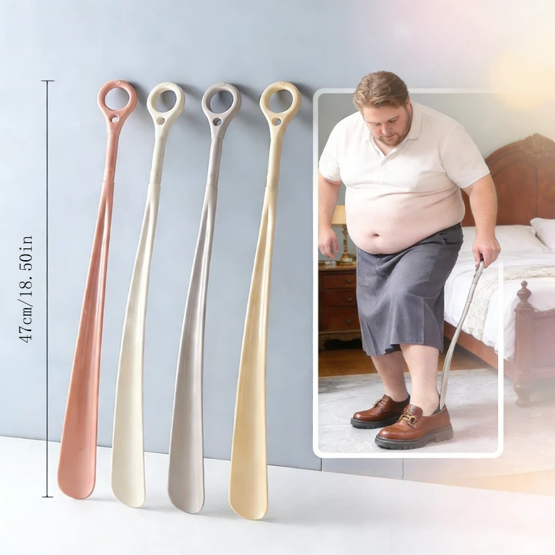 Extra long shoe pull-out, no need to bend over, quick on and off, ankle fit, daily use, gift for the elderly and pregnant women,