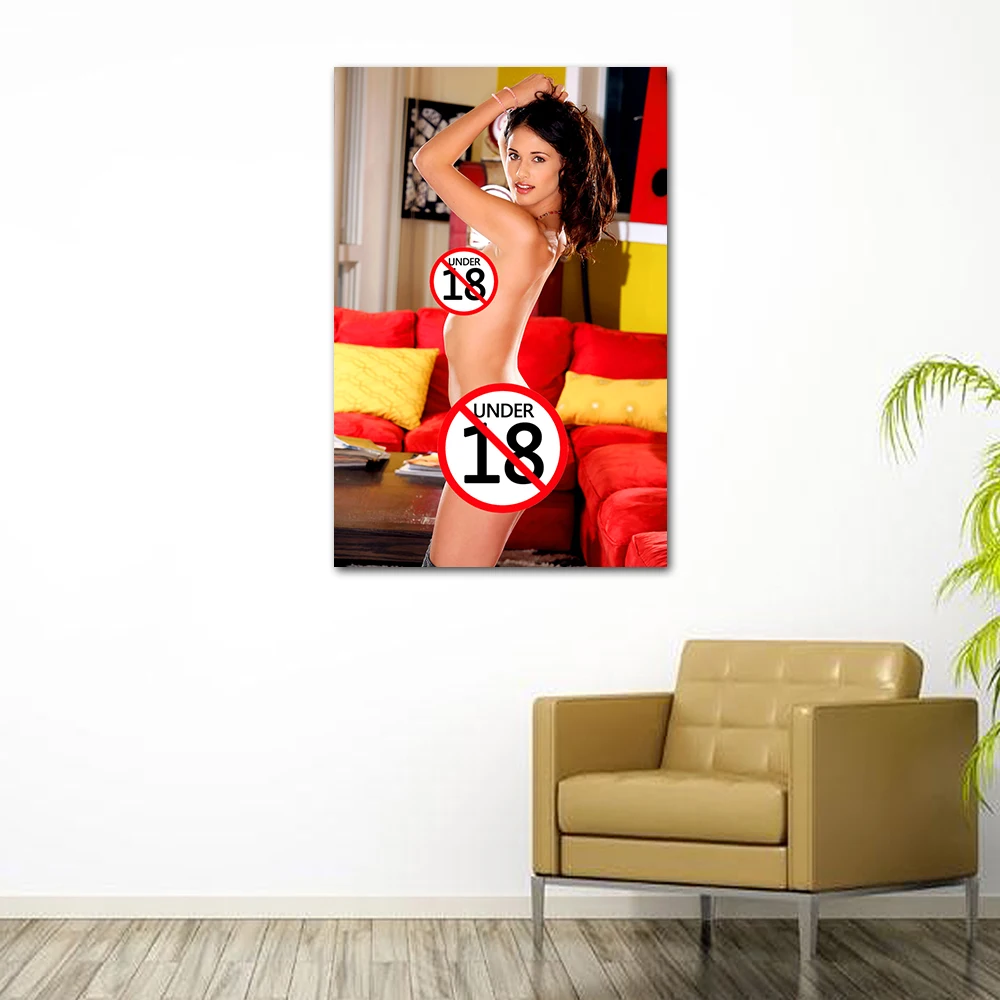 Aesthetic Modern Art Sexy Brunette Woman Canvas Painting Wall Pictures Posters And Prints Living Room Decor Home Decoration Gift