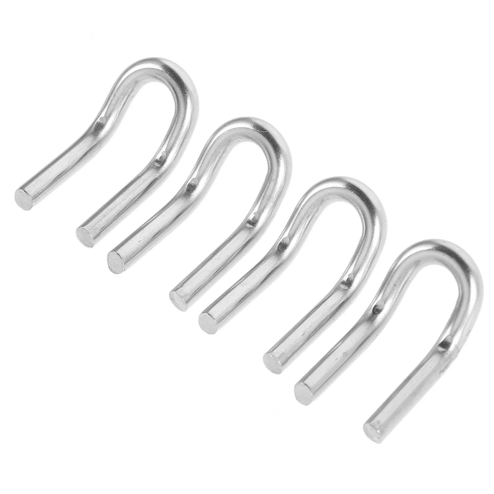 

4pcs Motorcycle Exhaust Spring Hook Stainless Steel U-Shaped For Easy Installation Modification Pipe Accessory Motorbike Spare