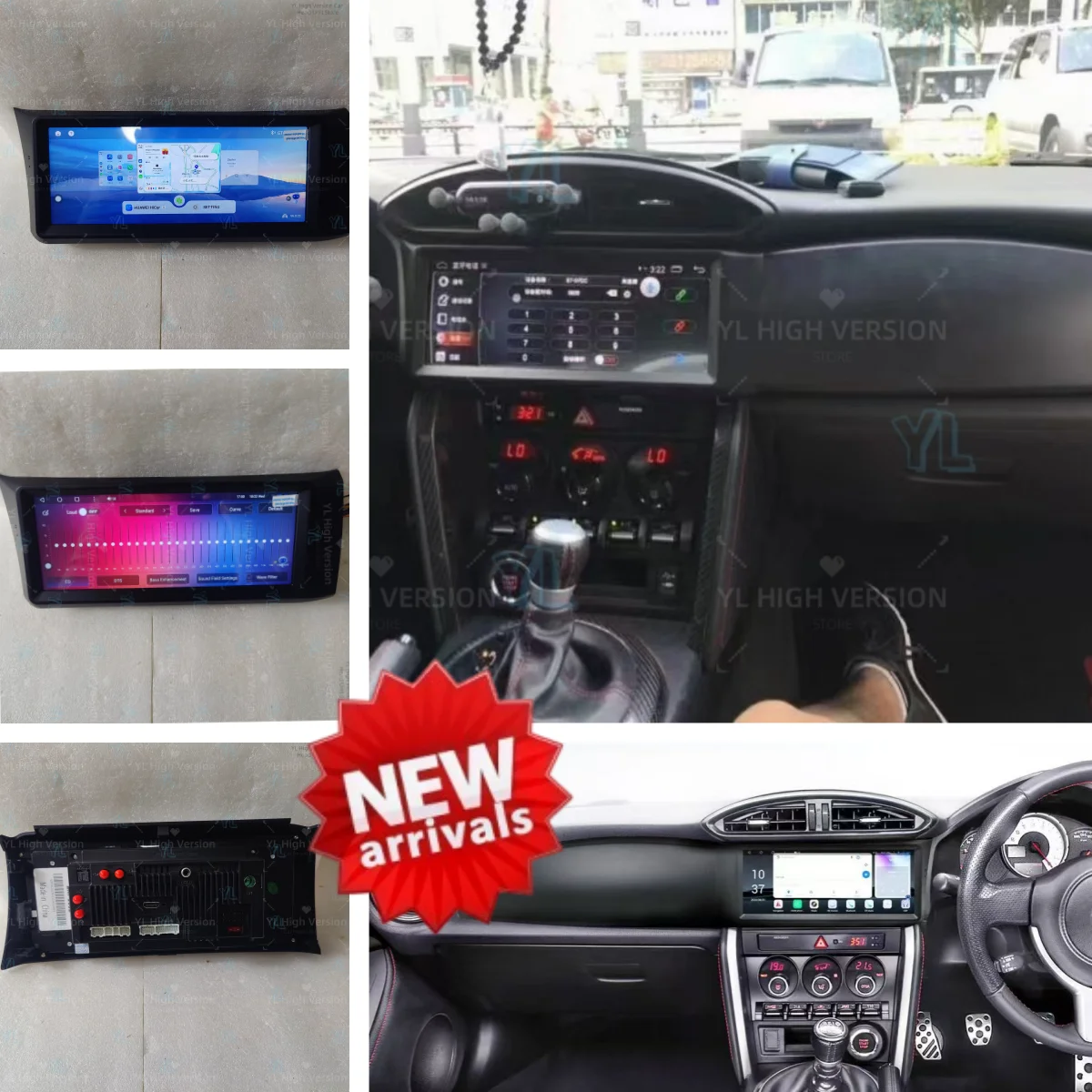 Android 13.0 For Subaru BRZ Scion FRS/ Toyota GT86 GT 86 2012-2020 Car Radio Mutimedia Wireless Carplay DSP 4G Wifi GPS navigati