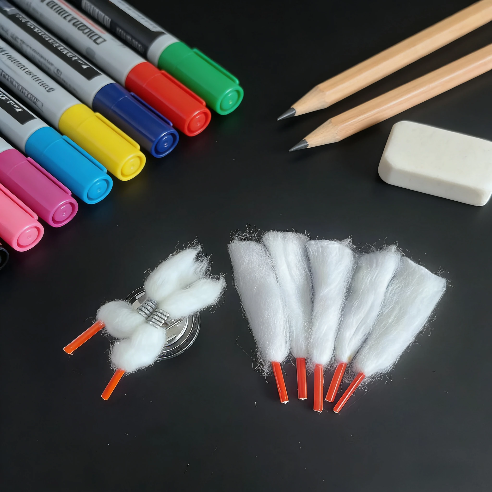 

50 шт./упак. Хлопковые наконечники для 3D-принтеров с резиновой головкой, предварительно смешанные, простые в использовании, для замены хлопковых шнурков, аксессуары