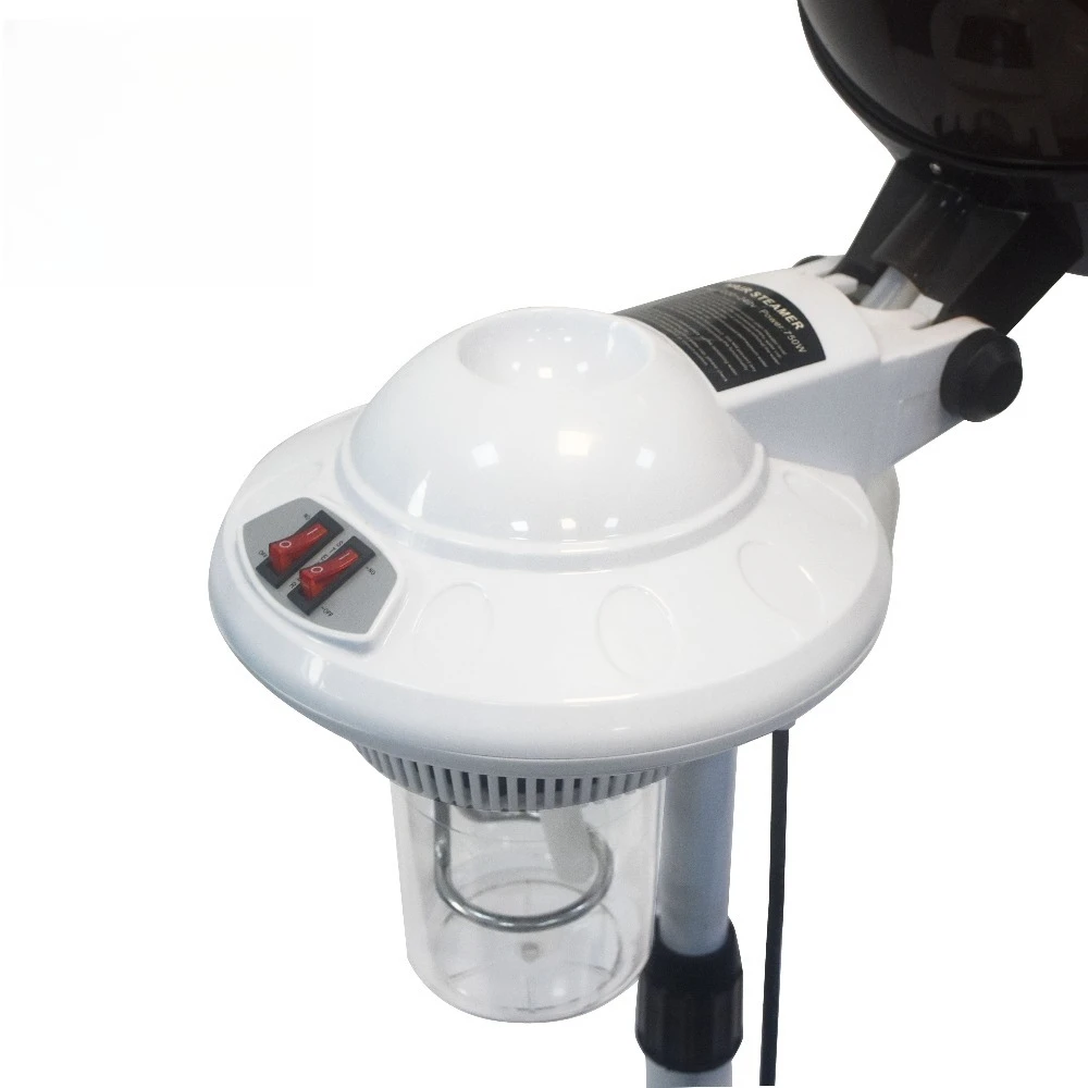 Mobile Stand Hair Steamer, Salon Home Use, Perm Coloring Deep Treatment, 2 in 1 Conditioning Therapy