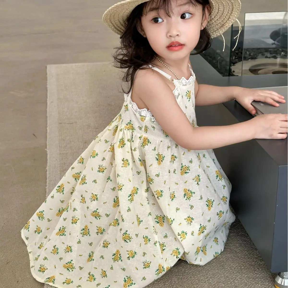 Summer Dresses stylish toddler girls summer dress girl clothing Girls Casual Dresses new style children clothing