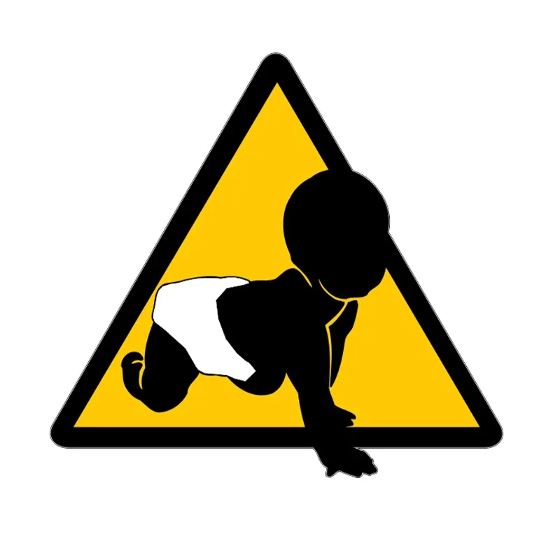 15cm No Baby on Board. Feel Free To Drive Into Me Accessories Car Stickers Cover Scratches Stylish, Products Personality, Cute,