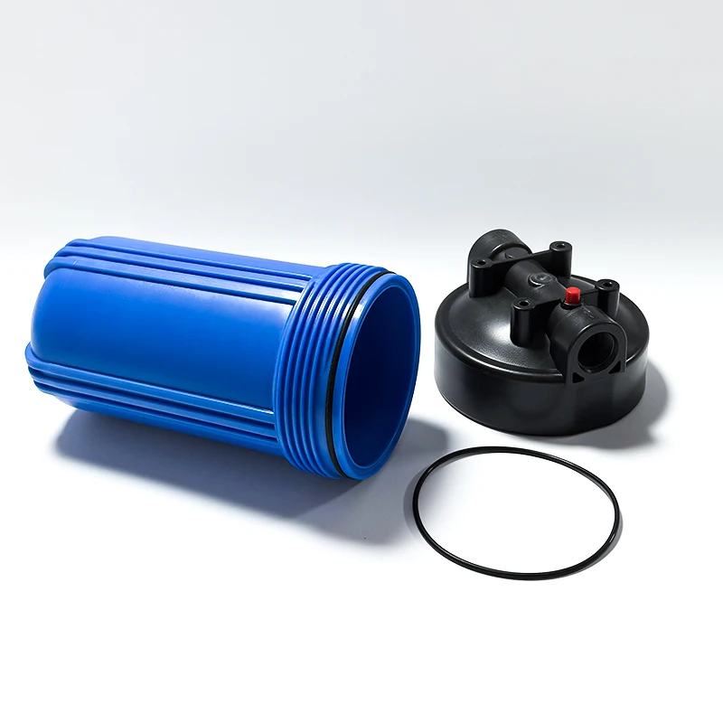 4-stage RO Filter To Purify Water 10-inch Large Blue Anti-permeability Water Filter Housing