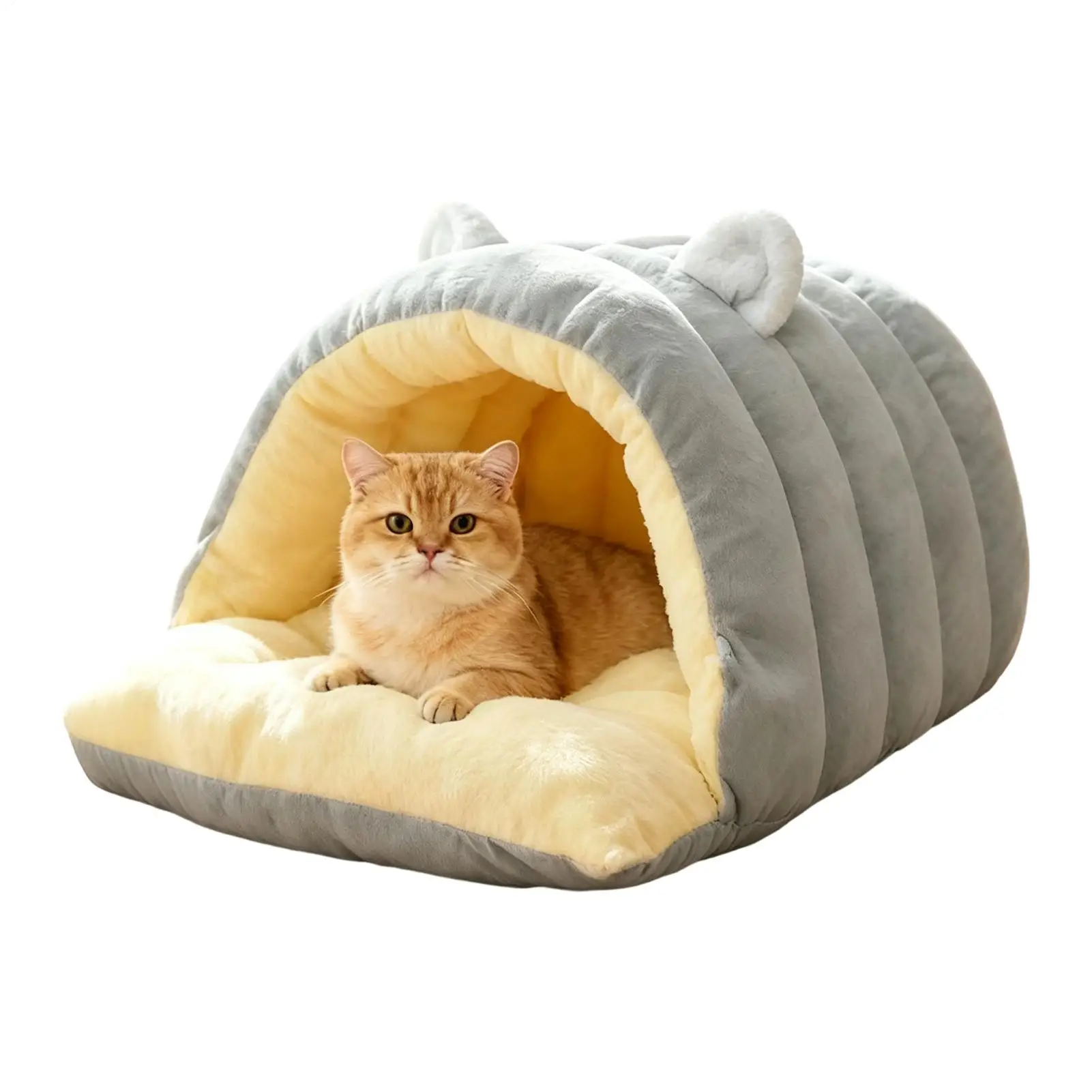dog-cave-bed-soft-warm-covered-zippered-dome-house-cat-house-bed-for-kittens-puppies-pets-indoor-winter-home-living-room-bedroom