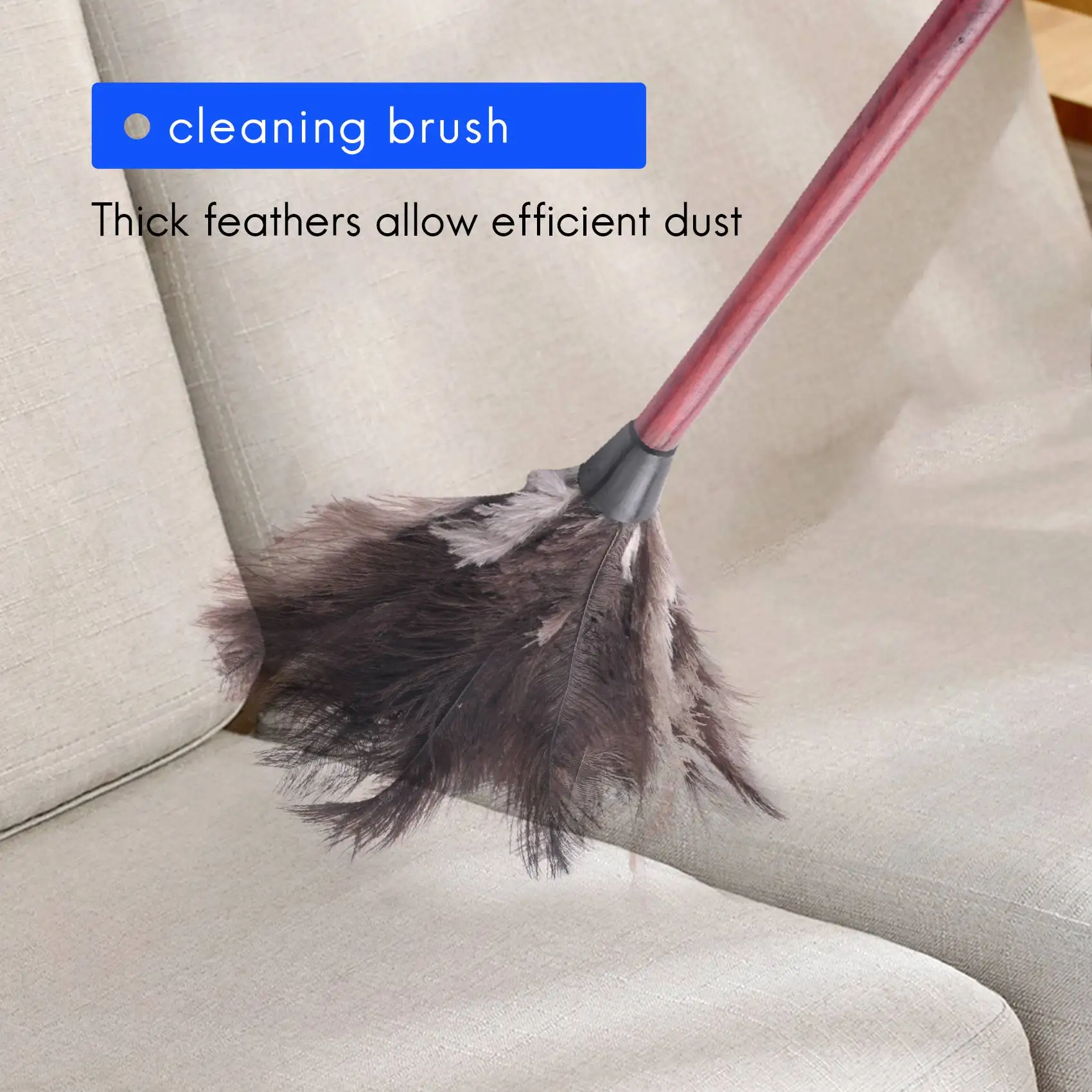 Ostrich Cleaning Feather Duster Ostrich Duster Ostrich Feather Duster Soft Feathers Duster From Furniture To Fan Blades