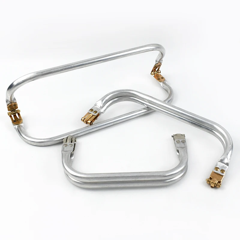 1-5Pcs Metal Kiss Clasp Purse Frame Cloud Bag Doctor Aluminium Tube Handle Buckle DIY Bags Clutch Handles Hardware Accessories