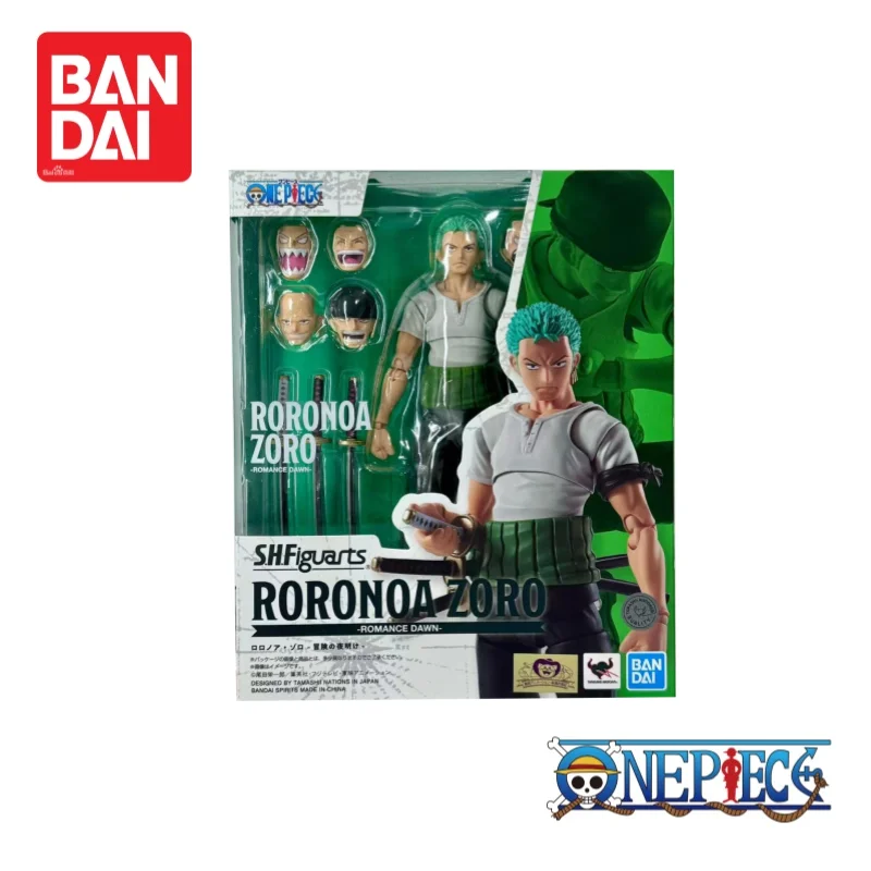 En Stock Original Bandai One Piece nuevo producto el amanecer de la aventura Roronoa Zoro mercancía de Anime figura de acción modelo