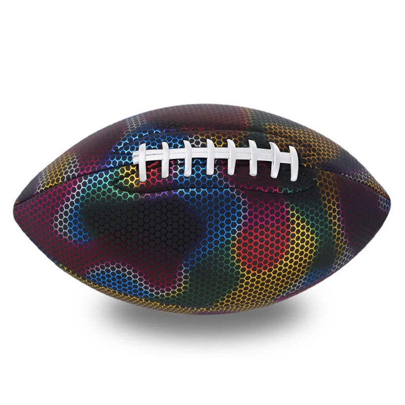 

Glowing Football Size 9 Light Up with Advance Reflective Composite Leather Gifts for Girls & Boys