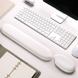 Ergonomics Silicone Wrist Protector Keyboard Hand Rest Soft Touch Office Men And Women Hand Pillow Rice Shaped Mouse Pad