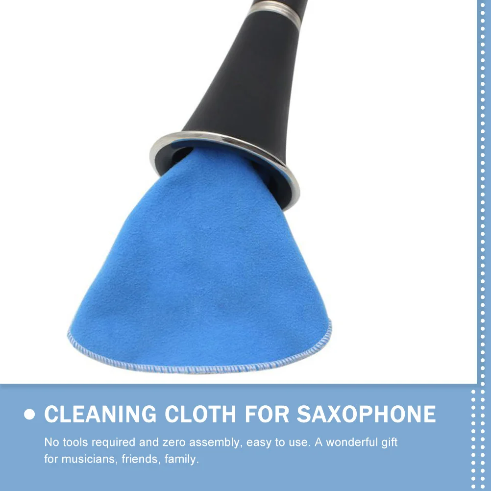 

4Pcs Clarinet Flute Saxophone Cleaning Cloth Artificial Suede Inside Tube Cleaner Wind Instrument Maintenance Cleaning Cloth