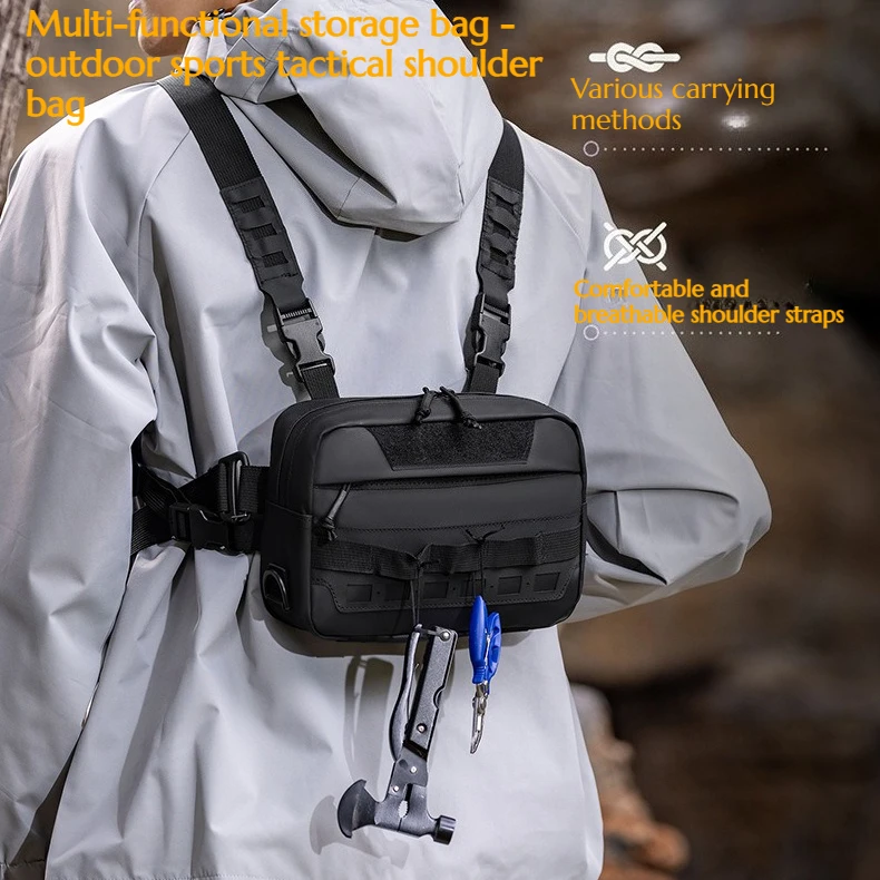 

НОВЫЙ Многофункциональный тактический рюкзак-жилет для активного отдыха, удобный для кемпинга и охоты