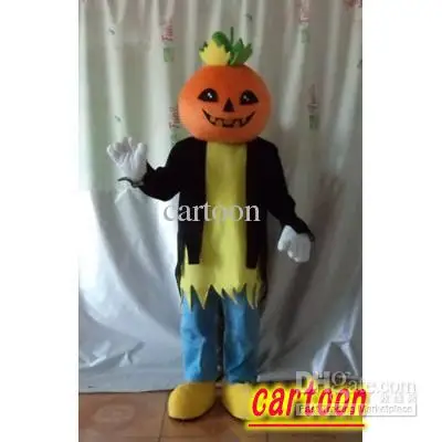 Déguisement de mascotte citrouille pour adultes, déguisement de fête d'halloween, personnage de Cosplay d'anniversaire, nouvelle collection